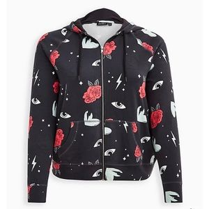 EVERYDAY FLEECE LOVESICK CONVERSATIONAL PRINT GREY